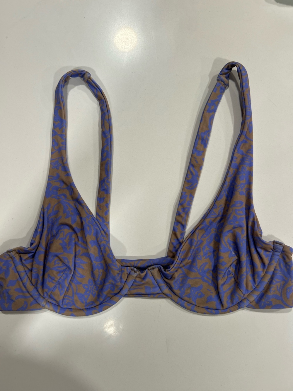 Acacia Manhattan top size Large paisley double lined NWOT